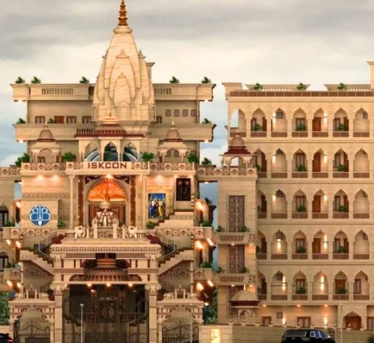 ISKCON Temple, Raj Nagar, Ghaziabad, Uttar Pradesh - Vushii.com